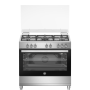 CUCINA A GAS 5 FUOCHI 90X60 INOX FORNO ELETTRICO
