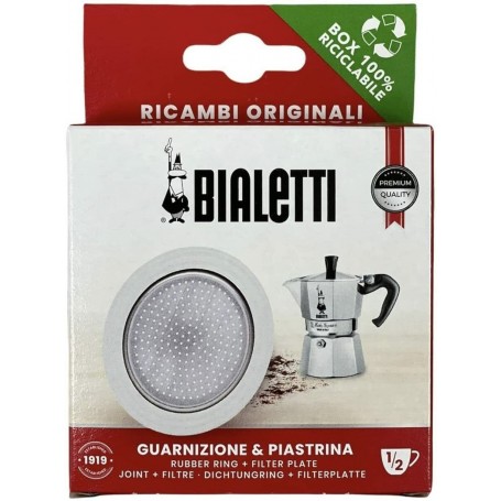 GUARNIZIONE DA 1PZ + 1 PIASTRINA PER MOKINA 1TZ