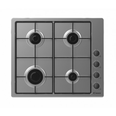 PIANO COTTURA A GAS 4 FUOCHI 60CM INOX