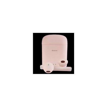 CUFFIA AURICOLARE BLUETOOTH CON CUSTODIA RIC ROSA