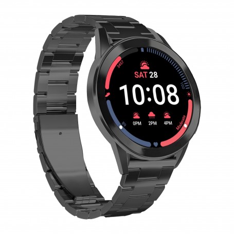 CINTURINO PER SAMSUNG WATCH 4/5 ACCIAIO NERO