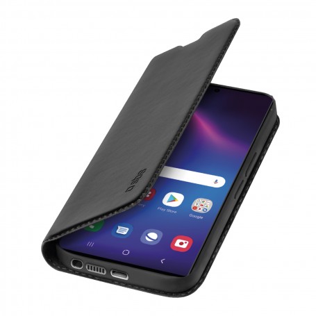 CUSTODIA A LIBRO PER SAMSUNG S24 ULTRA IN PELLE BK
