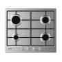 PIANO COTTURA A GAS 4 FUOCHI 60CM INOX