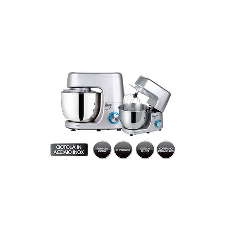 IMPASTATRICE 1400WATT CAPACITÀ 8LT 6VELOCITÀ