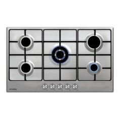 PIANO COTTURA A GAS 5 FUOCHI 90CM INOX