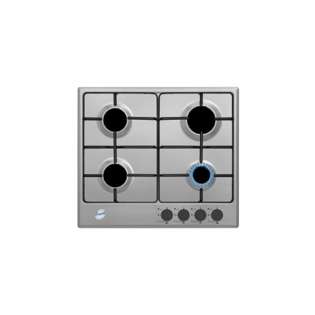 PIANO COTTURA A GAS 4 FUOCHI 60CM INOX