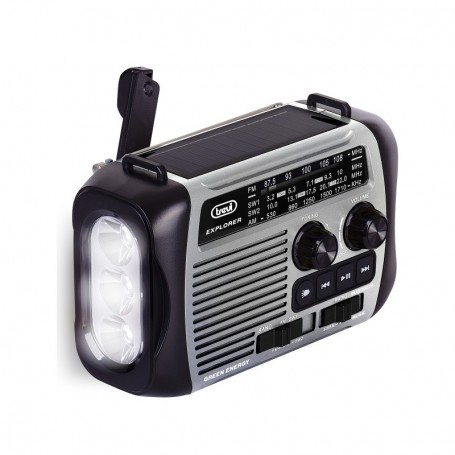 RADIO PORTATILE FM AM BLUETOOTH PANNELLO SOLARE
