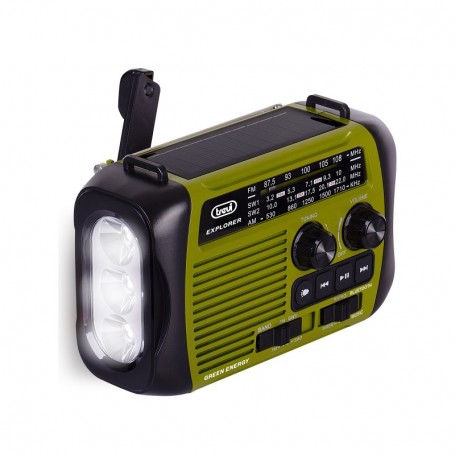 RADIO PORTATILE FM AM BLUETOOTH PANNELLO SOLARE