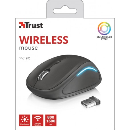 MOUSE OTTICO WIRELESS 4TASTI 1600DPI CON SCROLL