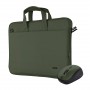 BORSA PER NOTEBOOK 16 CON MOUSE WIRELESS VERDE