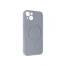 CUSTODIA IN SILICONE GRIGIA PER IPHONE 15