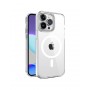 CUSTODIA IN SILICONE TRASPARENTE BIANCA IPHONE 15