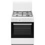 CUCINA A GAS 4FUOCHI 60X60 CON GRILL BIANCA