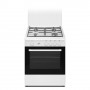 CUCINA A GAS 4FUOCHI 60X60 CON GRILL BIANCA