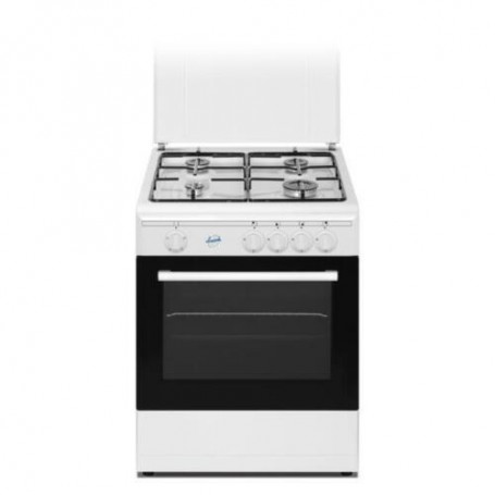 CUCINA A GAS 4FUOCHI 60X60 CON GRILL BIANCA