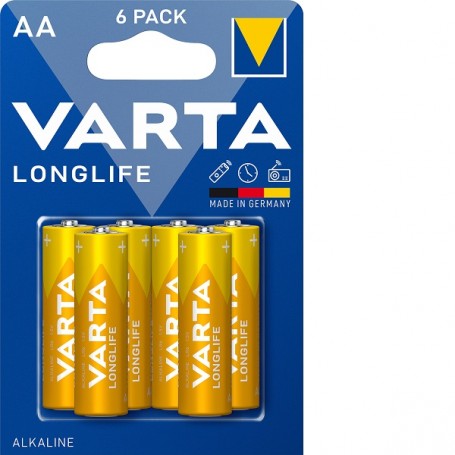 BATTERIA STILO 1,5V AA LONGLIFE 6PZ