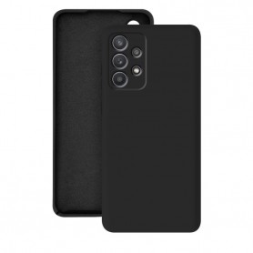 CUSTODIA IN SILICONE NERO PER SAMSUNG S24