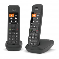 CORDLESS DUO CON DISPLAY PORTATA 300METRI NERO