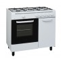 CUCINA A GAS 5 FUOCHI 90X60 BIANCA FORNO A GAS PB
