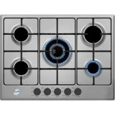 PIANO COTTURA A GAS 5 FUOCHI 75CM COM FRONT INOX