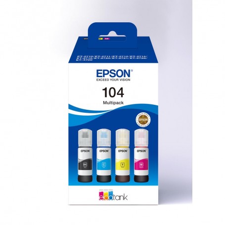 CARTUCCIA MULTIPACK PER ECOTANK 4COLORI