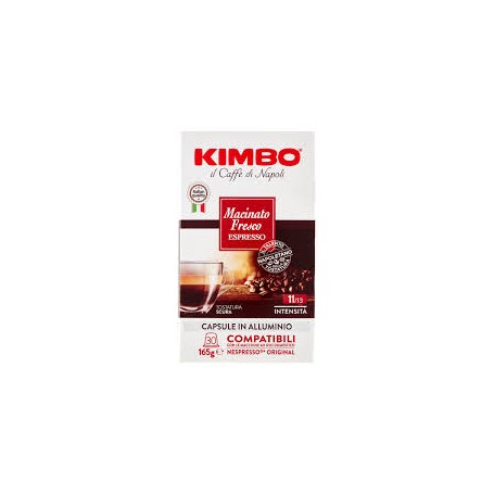 CAPSULE CAFFE KIMBO NESPRESSO  MISCELA SCURA 11/13