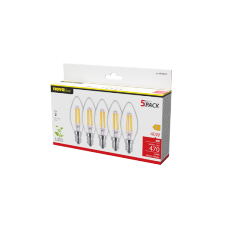 LAMPADINA A LED DA 4WATT 3000K 470LUMEN OLIVA