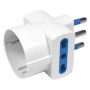 ADATTATORE 3POSTI 2PRESE DA 10A 1SCHUKO BIANCO