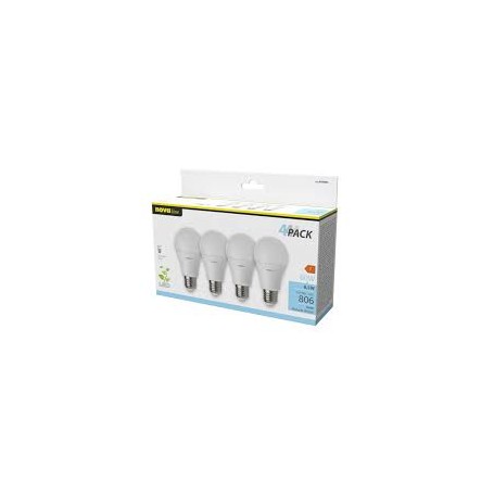 LAMPADINA A LED E27 9WATT 4000K 806LUMEN GOCCIA