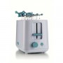 TOSTAPANE 760WATT 2 FETTE 7 DORATURE BIANCO