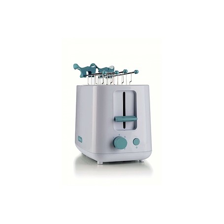TOSTAPANE 760WATT 2 FETTE 7 DORATURE BIANCO