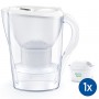 CARAFFA FILTRANTE CAPACITÀ 1,4LT COLORE BIANCO
