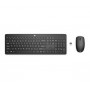 TASTIERA WIRELESS CON MOUSE WIRELESS NERO