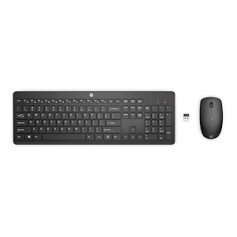 TASTIERA WIRELESS CON MOUSE WIRELESS NERO