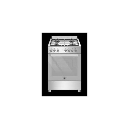 CUCINA A GAS 4 FUOCHI 60CM FORNO ELETTRICO INOX