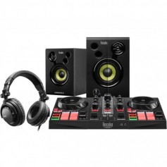 CONSOLE DJ PORTATILE CON CASSE E CUFFIA