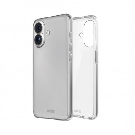 CUSTODIA IN SILICONE TRASPARENTE PER IPHONE 16