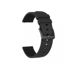 CINTURINO IN SILICONE PER SMARTWATCH NERO