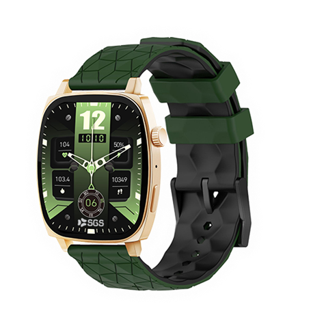 SMARTWATCH SGS 2.04 AMOLED CON CHIAMATA VERDE