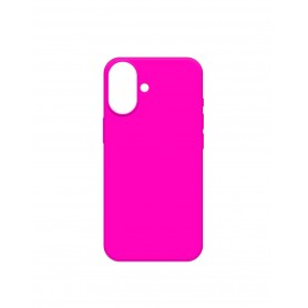 CUSTODIA IN SILICONE FUCSIA PER IPHONE 16
