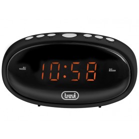 OROLOGIO DIGITALE CON 2 SVEGLIE NERO