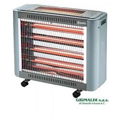 STUFA AL QUARZO 2400WATT 5LIVELLI CON TERMOSTATO