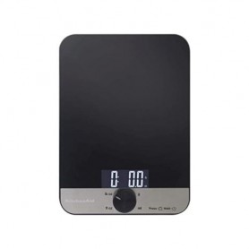 BILANCIA PESA ALIMENTI DIGITALE IN VETRO NERO