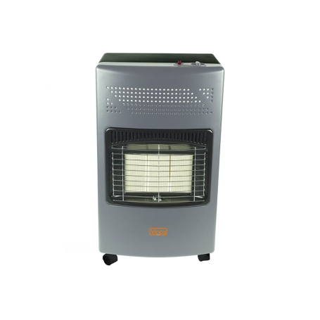 STUFA A GAS GRIGIO CHIARO 3LIVELLI CON RUOTE