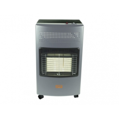 STUFA A GAS GRIGIO CHIARO 3LIVELLI CON RUOTE