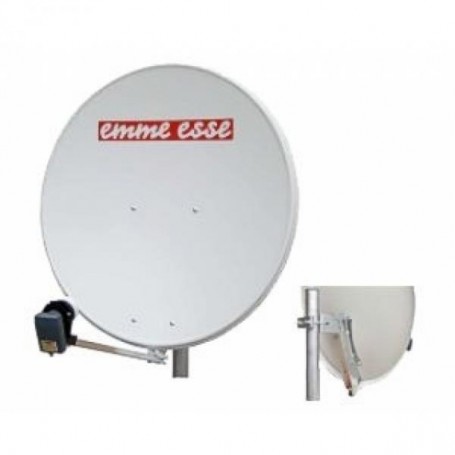 ANTENNA TV ESTERNA  OFF SET 80CM DIAMETRO GRIGIO