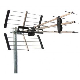 Antenna Tv Esterno 27 Elementi Nero