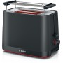TOSTAPANE 950WATT DUE FETTE CON TIMER NERO