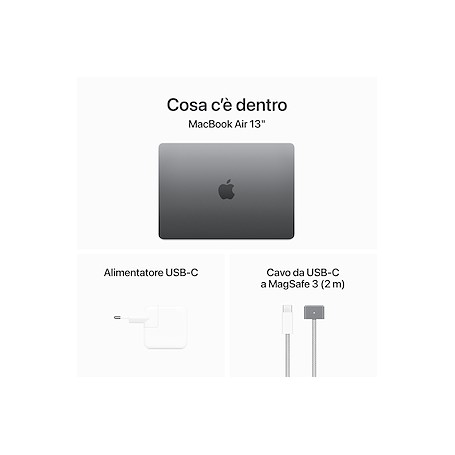MACBOOK AIR 13 M3 256GB ROM 16GB RAM 8CPU GREY
