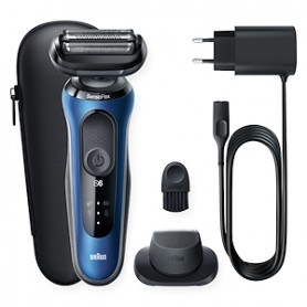 RASOIO ELETTRICO RICARICABILE AUT 50MIN BLU